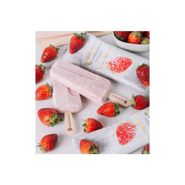 Fruit Sorbet Bar with Coconut Milk 3s 75g: Strawberry