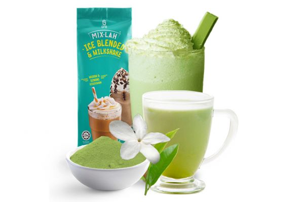 Mix Lah Ice Blended Milkshake Thai Green Tea
