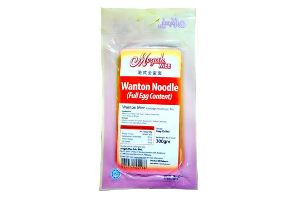 Megah Wanton Noodle Full Egg Content