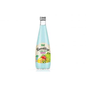 Real Sparkling Coconut water with cocktail juice (Glass Bottle 330ml)