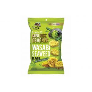 Mini Rice Cracker Wasabi Seaweed Flavored
