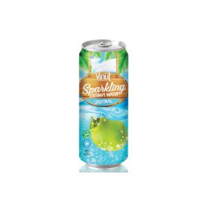 Real Sparkling Coconut water (Can 500ml)