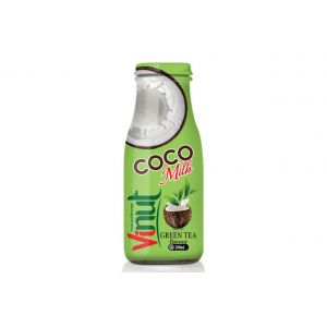 Coconut milk with Green tea flavour (Glass Bottle 280ml)