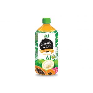 1L VINUT bottle Natural Pure Coconut water Papaya flavour