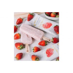 Fruit Sorbet Bar with Coconut Milk 3s 75g: Strawberry