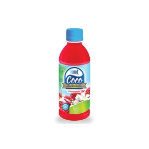 300ml VINUT bottle Natural Pure Coconut water Pomegranate flavour