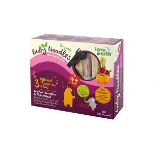 LE Organic Baby Noodles - Wheat, Pumpkin, Beetroot