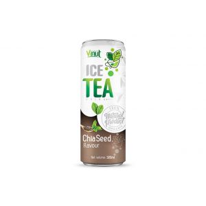 320ml Canned Green ice tea with Chia seed flavour