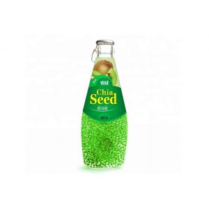 Chia seed drink & kiwi flavour (Glass Bottle 290ml)