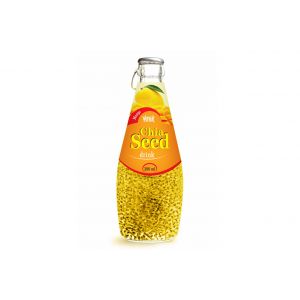 Chia seed Drink & mango flavour (Glass Bottle 290ml)