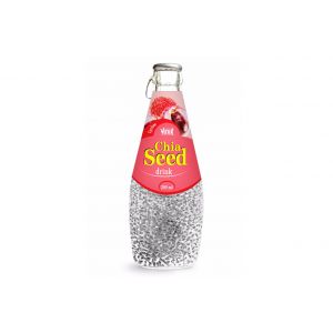 Chia seed & lychee flavour (Glass Bottle 290ml)