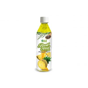 16.9 fl oz Bottle Basil seed drink with Pineapple flavour