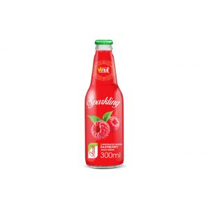 330ml Bottle Raspberry Juice Carbonated water