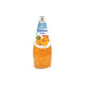 Basil Seed drink with Orange (Glass Bottle 290ml)
