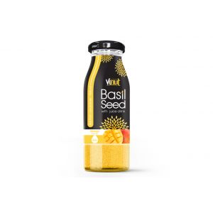 200ml Glass Bottle Basil seed with Mango flavor