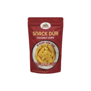 Coconut Chips Spicy Garlic Butter Flavour 90g