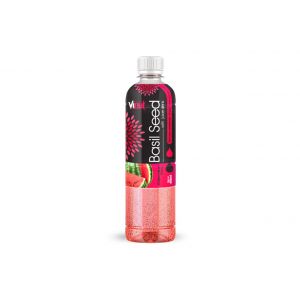 450ml Basil seed drink with Watermelon flavor