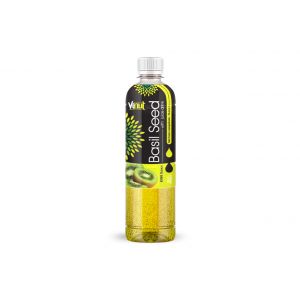 450ml Basil seed drink with KIWI flavor
