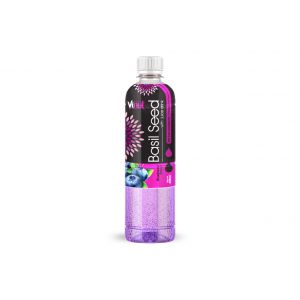 450ml Basil seed drink with Blueberry flavor