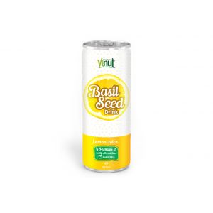 250ml Premium Quality Basil Seed Drink Lemon Juice flavour