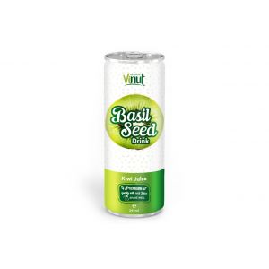 250ml Premium Quality Basil Seed Drink Kiwi Juice Flavour