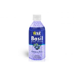 350ml VINUT Bottle Basil seed drink Blueberry Flavour