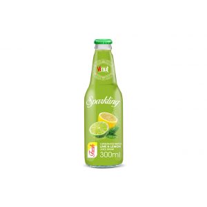 330ml Bottle Lime & Lemon Carbonated water