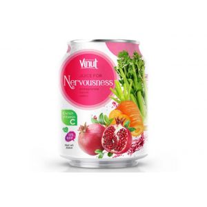 250ml Can 100% Vegetable Juice – Juice for Nervousness