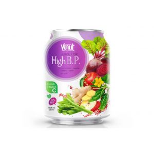 250ml Can 100% Vegetable Juice – Juice for Hight B.P