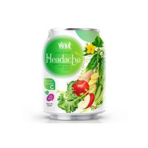 250ml Can 100% Vegetable Juice – Juice for Headache