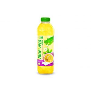 1L Bottle Premium Aloe Vera Drink with Passion Fruit juice (Pack Of 12)