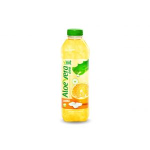 1L Bottle Premium Aloe Vera Drink with Orange juice (Pack Of 12)