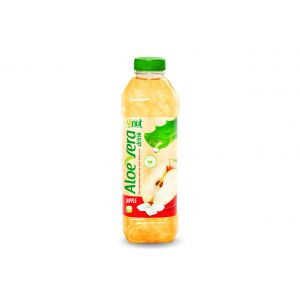 1L Bottle Premium Aloe Vera Drink with Apple juice (Pack Of 12)