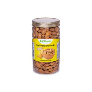 Dry Roasted Almonds Unsalted 450g