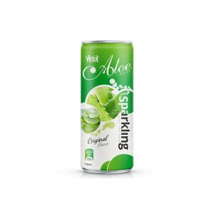 320ml Canned Original Sparkling Aloe vera drink