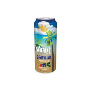 Sparkling Coconut water with Cherry and Blueberry flavour (Can 500ml)
