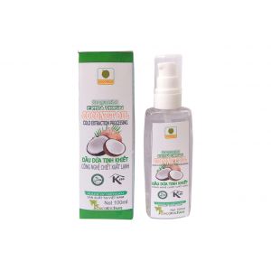 Organic Extra Virgin Coconut Oil – Cold Extraction Processing, 100ml / 3.4 fl. oz.