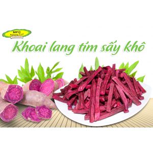 Dried Purple Potato Chips