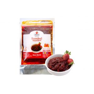 SAMBAL STRAWBERRY IKAN MASIN (EXTRA HOT) POUCH