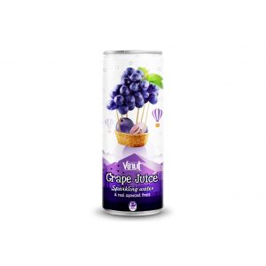 250ml VINUT Sparkling Grape Juice water