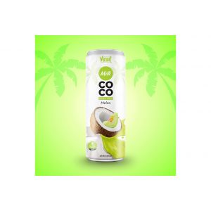 8.5 fl oz VINUT Dairy free Tin Can Coconut Milk with melon