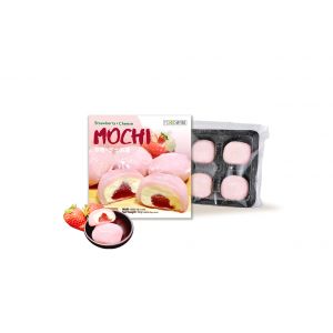 STRAWBERRY CHEESE MOCHI