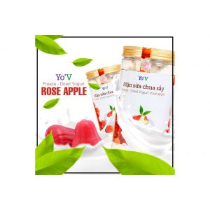 Freeze Dried Yogurt Rose Apple - Box 100G