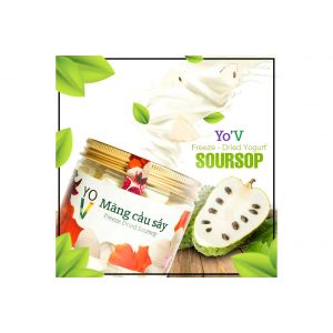 Freeze Dried Yogurt Soursop - Box 100G