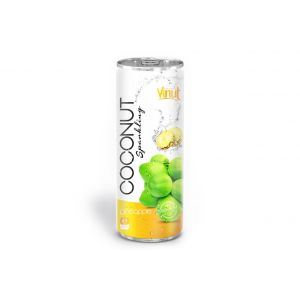 Coconut Sparkling Water with Pineapple juice  (Can 250ml)