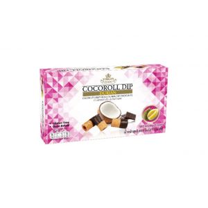 Coconut Crispy Rolls - Durian Dip Chocolate